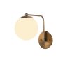 Gold Metal Wall Lamp, 15x26x22 cm, E27 Socket | Glam Scandinavian Design