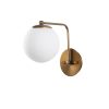 Gold Metal Wall Lamp, 15x26x22 cm, E27 Socket | Glam Scandinavian Design