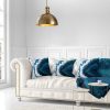 Scandinavian Gold Chandelier, Metal Body, 40x134 cm