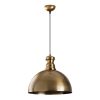 Scandinavian Gold Chandelier, Metal Body, 40x134 cm