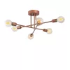 Opviq , 521SHN1131 , Flower - 173-AV , Copper Color , Chandelier , E27