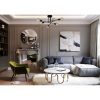 Industrial Black Chandelier, 64x64 cm, E27 Socket, IP20