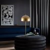 Scandinavian Glam Table Lamp, Gold & Black, 58 cm