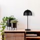 Industrial Black Table Lamp, Metal Body, 58 cm Height
