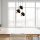 Glam Scandinavian Chandelier, Black & Gold, 40 cm | Metal Body, Adjustable Height, 3 x E27 Max 40W