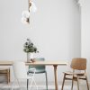 Elegant Gold Chandelier, 32 cm, Adjustable Height | Metal & Glass, Scandinavian Glam Design