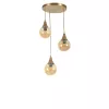 Opviq , 846STL5163 , Afra , Amber Gold Color , Chandelier , With E27 Socket
