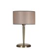 Elegant Metal Table Lamp, 55 cm, Beige & Black | E27, 40W Max