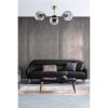 Scandinavian Chandelier, Copper & Fume, 55 cm, Metal