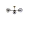 Scandinavian Chandelier, Copper & Fume, 55 cm, Metal