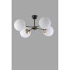Scandinavian Chandelier, 60 cm, White Metal, E27 Socket