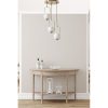 Glam Scandinavian Chandelier, White & Copper, 70 cm