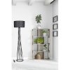 Scandinavian Floor Lamp, 150 cm Tall, Brown & Mustard, 100% FIR Tree Frame, E27 Socket, On/Off Switch, Stylish & Functional Lighting for Modern Spaces