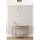 Glam Scandinavian Chandelier, White & Copper, 70 cm