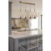 Scandinavian Chandelier, Copper, 65 cm | 100% Metal, Adjustable Height, E27 Socket