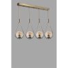 Scandinavian Chandelier, Copper, 65 cm | 100% Metal, Adjustable Height, E27 Socket