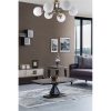 Modern White Chandelier, 65 cm, 100% Metal, E27 Socket