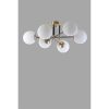 Modern White Chandelier, 65 cm, 100% Metal, E27 Socket