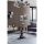 Scandinavian Chandelier, 65 cm, Black & Fume Metal Design