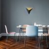 Modern Black Wall Lamp, Metal Body, 34x5 cm, IP20