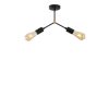 Modern Black Chandelier, Metal Body, 34x10cm, IP20