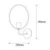 Industrial Black Wall Lamp, Metal Body, E27 Socket, 38 cm