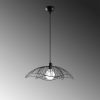 Industrial Black Chandelier, Adjustable Height, 50 cm