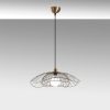 Modern Vintage Chandelier, Adjustable Height, 50 cm