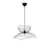 Industrial Black Chandelier, Adjustable Height, 50 cm