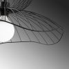 Industrial Black Chandelier, Adjustable Height, 50 cm