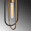 Elegant Black & Gold Wall Lamp, Metal Body, 45 cm