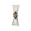 Vintage Metal Wall Lamp, 48 cm, Modern Glam Design