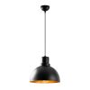 Modern Black Chandelier, Iron Body, 30x124 cm | Adjustable Height, E27 Socket, Industrial Design
