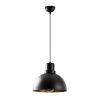 Modern Black Chandelier, Iron Body, 30x124 cm | Adjustable Height, E27 Socket, Industrial Design