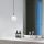 Modern Silver Chandelier, Adjustable Height, 15x15 cm