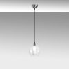 Modern Silver Chandelier, Adjustable Height, 15x15 cm