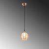 Scandinavian Chandelier, Yellow & Vintage, 110 cm Height
