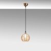 Scandinavian Chandelier, Yellow & Vintage, 110 cm Height