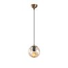 Scandinavian Chandelier, Yellow & Vintage, 110 cm Height