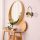 Vintage Industrial Wall Lamp, Metal & Glass, 30 cm