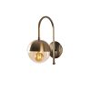 Vintage Industrial Wall Lamp, Metal & Glass, 30 cm
