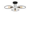 Modern Black Chandelier, Iron Body, 66x66cm, IP20
