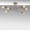 Vintage Industrial Chandelier, Metal Body, 66 cm | 6 x E27, Modern Design for Home Decor