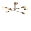 Vintage Industrial Chandelier, Metal Body, 66 cm | 6 x E27, Modern Design for Home Decor