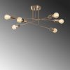Vintage Industrial Chandelier, Metal Body, 66 cm | 6 x E27, Modern Design for Home Decor