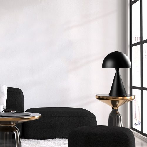 Modern Black Table Lamp, Iron Body, 52 cm Height | E27 Socket, 40W Max, Scandinavian Design