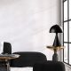 Modern Black Table Lamp, Iron Body, 52 cm Height | E27 Socket, 40W Max, Scandinavian Design