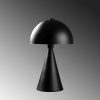 Modern Black Table Lamp, Iron Body, 52 cm Height | E27 Socket, 40W Max, Scandinavian Design