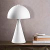 Modern White Table Lamp, Metal Body, 52 cm Height | E27 Socket, 40W Max, Scandinavian Design, IP20