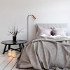 Modern Floor Lamp, Metal Body, Black & Vintage, 120 cm